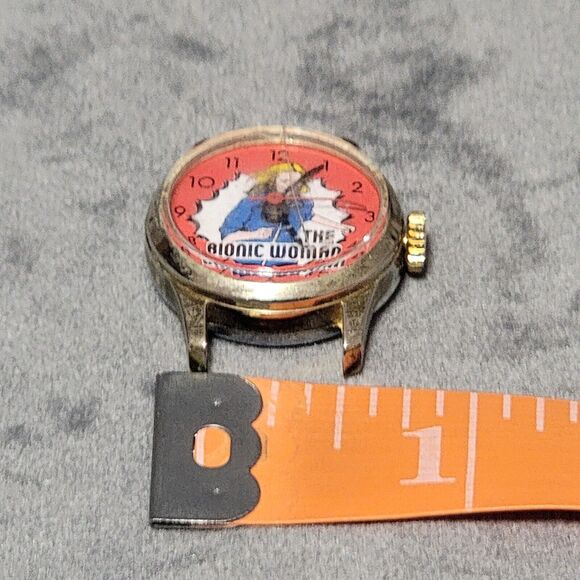 Vintage 1976 Bionic Woman Swiss Made Watch Without Band - Picture 4 of 4